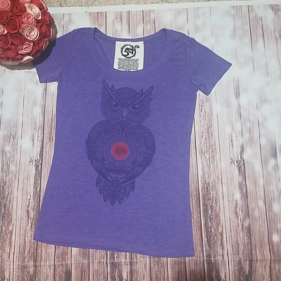 541Threads "The Wise Love" purple top - Picture 1 of 6